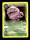 Dark Weezing Team Rocket EX, 31/82 Pokemon Card.