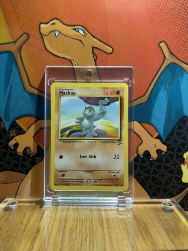 Machop Base Set 2 EX 78/130 Pokemon Card