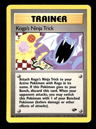 Kogas Ninja Trick Gym Challenge EX, 115/132 Pokemon Card