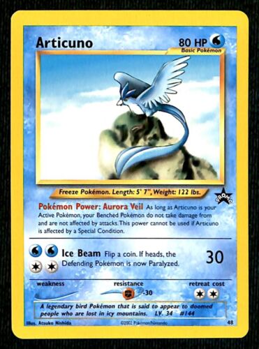 Articuno Black Star Promo 48, NM Pokemon Card