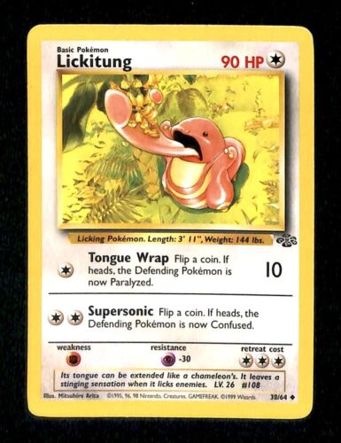 Lickitung Jungle NM, 38/64 Pokemon Card