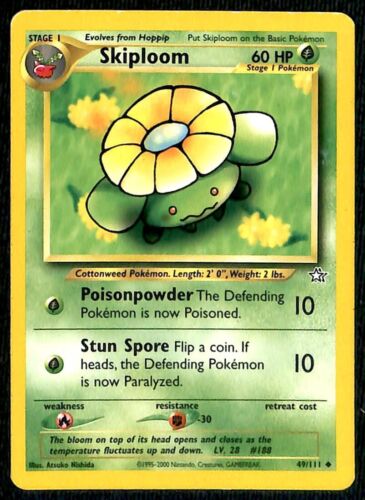 Skiploom Neo Genesis EX, 49/111 Pokemon Card