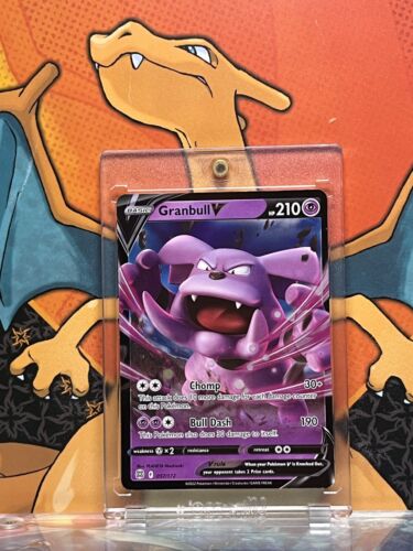 Granbull V Ultra Rare Brilliant Stars 057/172, NM Pokemon Card