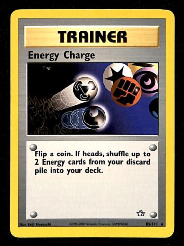 Energy Charge Neo Genesis EX, 85/111 Pokemon Card