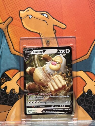 Slaking V Ultra Rare Pokemon GO 058/078, NM Pokemon Card