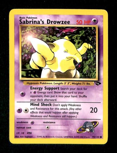 Sabrinas Drowzee Gym Challenge EX, 95/132 Pokemon Card