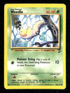 Weedle Base Set 2 VG, 100/130 Pokemon Card