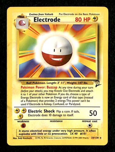 Electrode Base Set 2 EX, 25/130 Pokemon Card