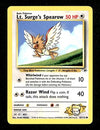 Lt Surges Spearow Gym Heroes EX, 83/132 Pokemon Card.