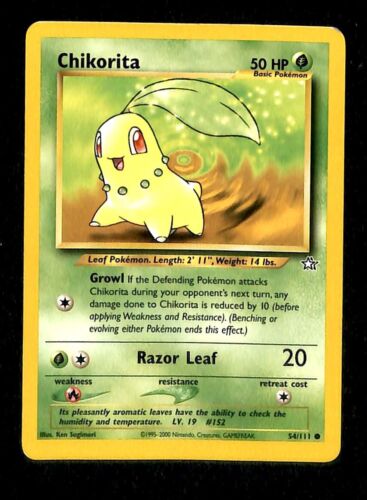 Chikortia Neo Genesis EX, 54/111 Pokemon Card