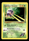 Sabrinas Venonat Gym Heroes NM, 96/132 Pokemon Card.