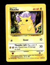 Pikachu Base Set 1999 Unlimited Print NM, 58/102 Pokemon Card.