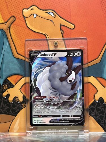 Dubwool V Holo Black Star Promo SWSH049, NM Pokemon Card