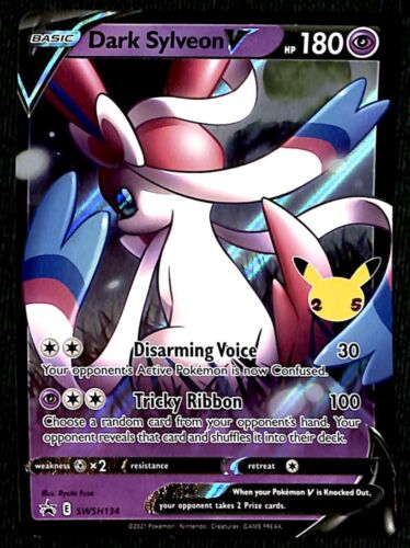Dark Sylveon V Black Star Promo SWSH134, NM Pokemon Card