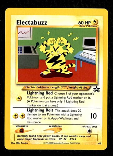 Electabuzz Black Star Promo 46, NM Pokemon Card