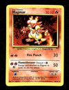 Magmar Base Set 1999 Unlimited Print EX, 36/102 Pokemon Card.