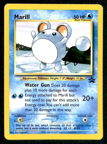 Marill Black Star Promo 29, NM Pokemon Card