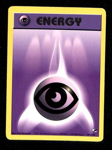 Psychic Energy Gym Heroes NM, 131/132 Pokemon Card.