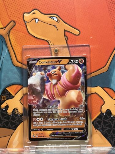 Conkeldurr V Ultra Rare Pokemon GO 040/078, NM Pokemon Card