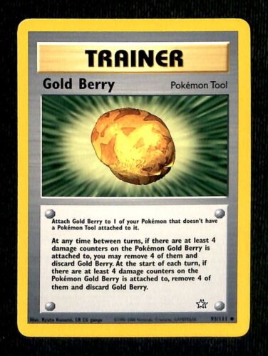 Gold Berry Neo Genesis NM, 93/111 Pokemon Card