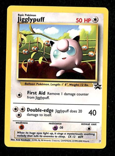 Jigglypuff Black Star Promo 7, NM Pokemon Card