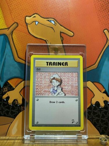 Bill Base Set 2 EX 118/130 Pokemon Card