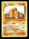 Dugtrio Base Set 1999 Unlimited Print EX, 19/102 Pokemon Card.