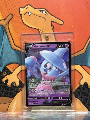 Hatterene V Holo Black Star Promo SWSH055, NM Pokemon Card