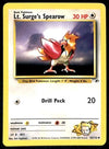 Lt Surges Spearow Gym Heroes EX, 52/132 Pokemon Card.