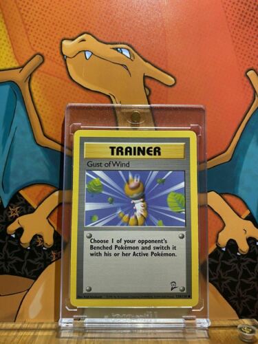 Gust Of Wind Base Set 2 EX 120/130 Pokemon Card