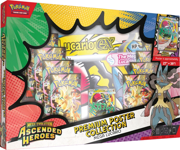 Mega Evolution Ascended Heroes - Premium Poster Collection Box