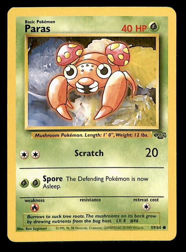 Paras Jungle NM, 59/64 Pokemon Card