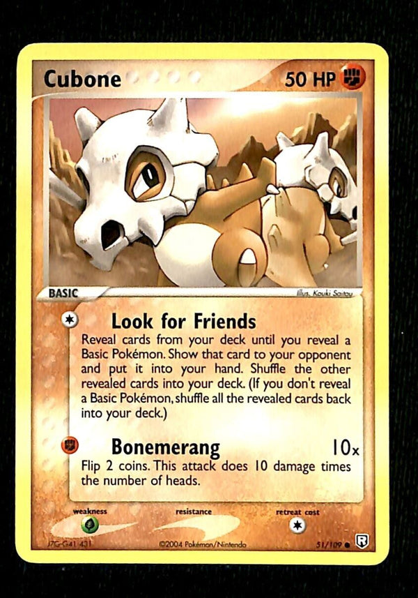 Cubone Team Rocket Returns NM, 51/109 Pokemon Card