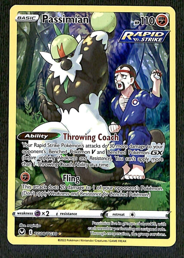 Passimian Trainer Gallery Silver Tempest TG08/TG30, NM Pokemon Card