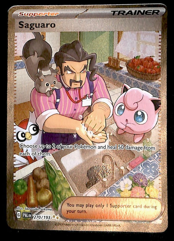 Saguaro Full Art SIR Paldea Evolved 270/193, NM Pokemon Card