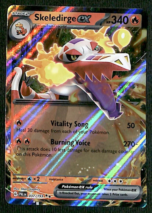 Skeledirge ex Ulta Rare Paldea Evolved 037/193, NM Pokemon Card