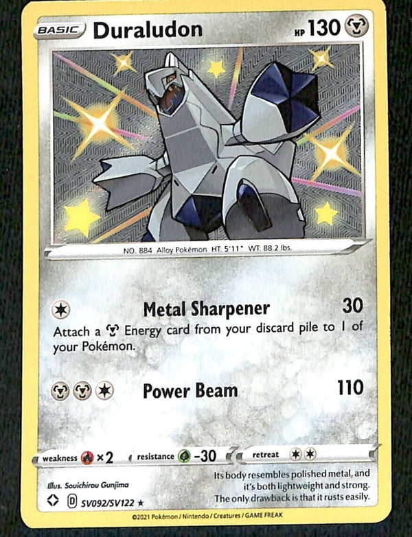 Duraludon Shiny Vault Shining Fates SV092/SV122, NM Pokemon Card