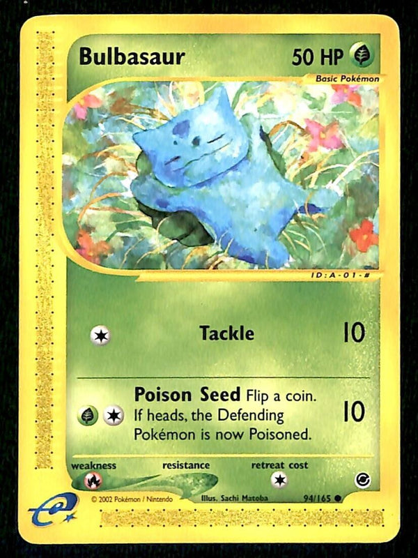 Bulbasaur Expedition Base Set NM, 94/165 Pokemon Card