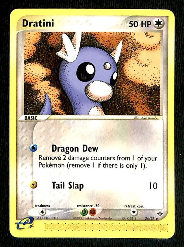 Dratini EX Dragon NM, 26/97 Pokemon Card