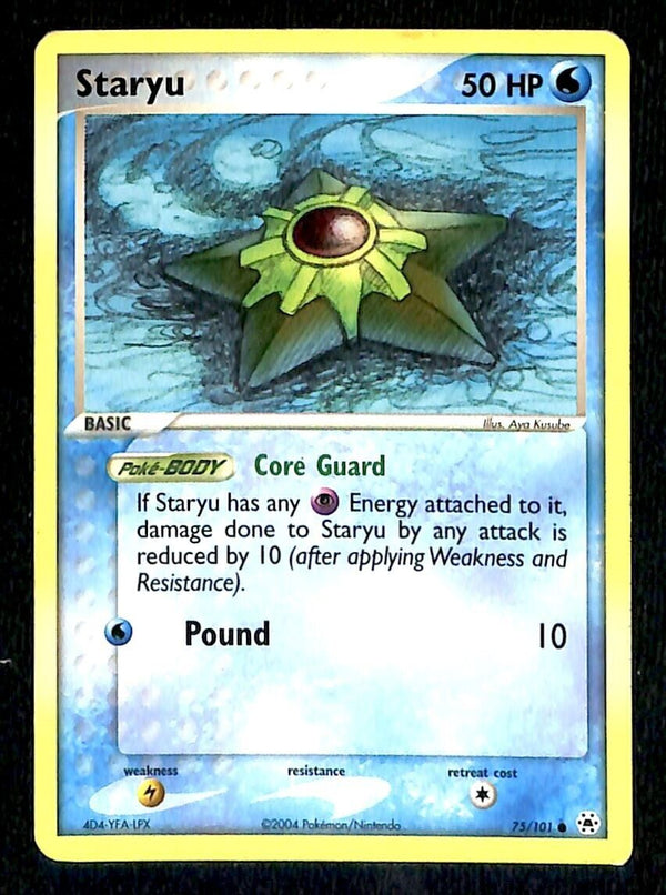 Staryu Hidden Legends EX, 75/101 Pokemon Card