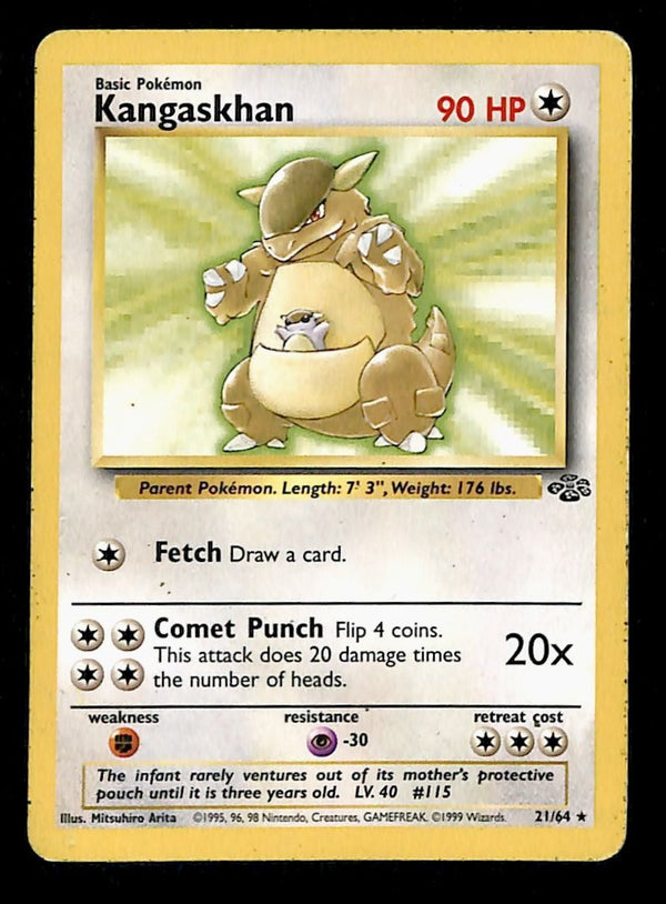 Kangaskhan Jungle MP, 21/64 Pokemon Card