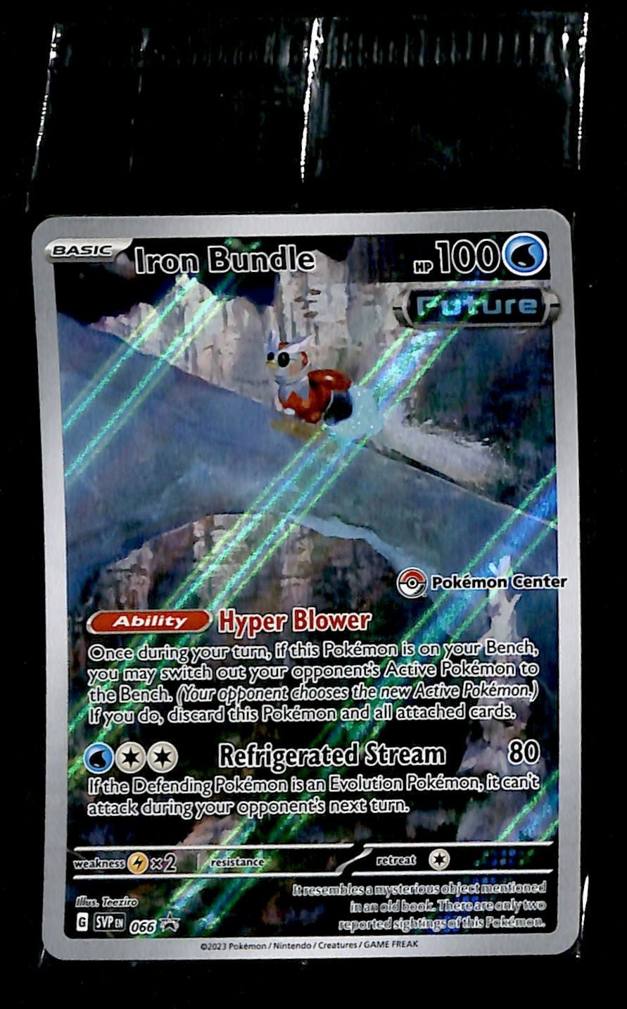 Iron Bundle Full Art Promo SVP 066 Pokemon Center, SEALED Pokemon Card