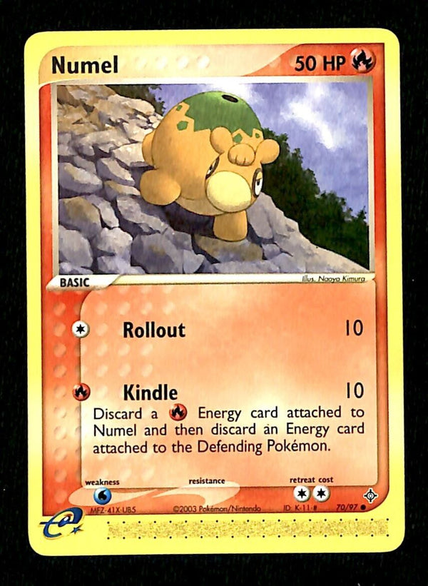 Numel EX Dragon NM, 70/97 Pokemon Card