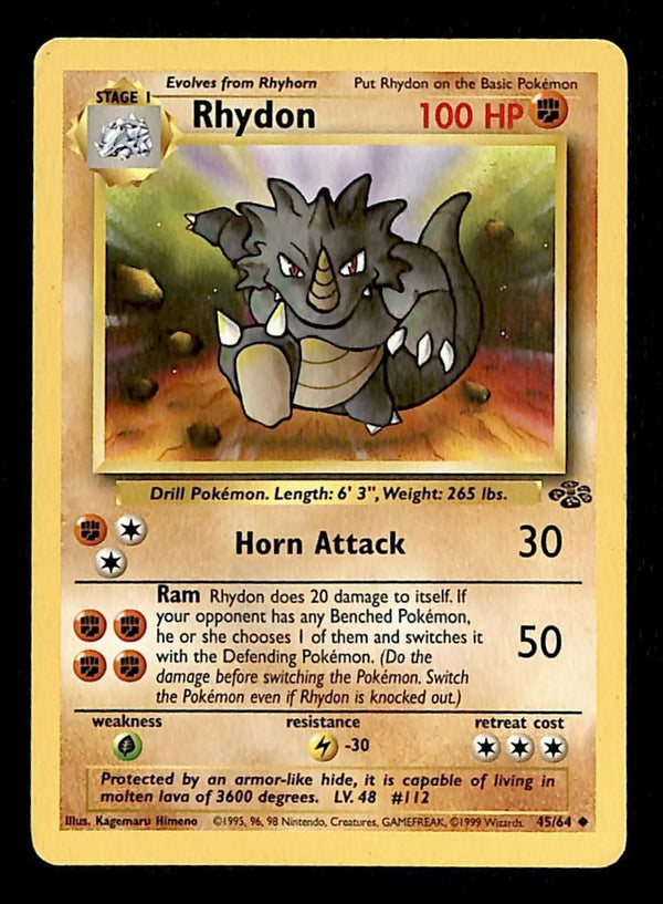 Rydon Jungle LP, 45/64 Pokemon Card