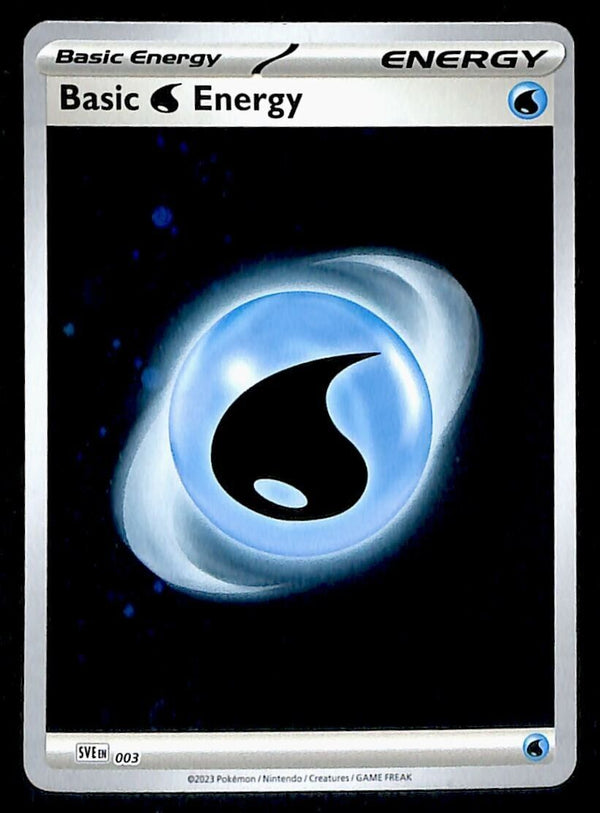 Water Energy Holo Scarlet & Violet 151 SVE 003, NM Pokemon Card