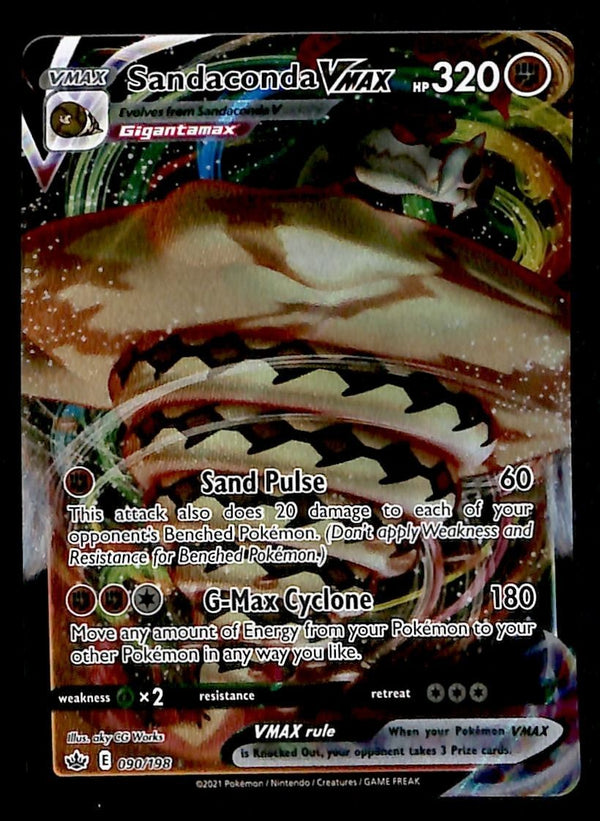 Sandaconda Vmax Chilling Reign 090/198, NM Pokemon Card
