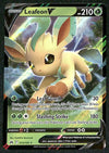 Leafon V Ultra Rare Crown Zenith 013/159, NM Pokemon Card
