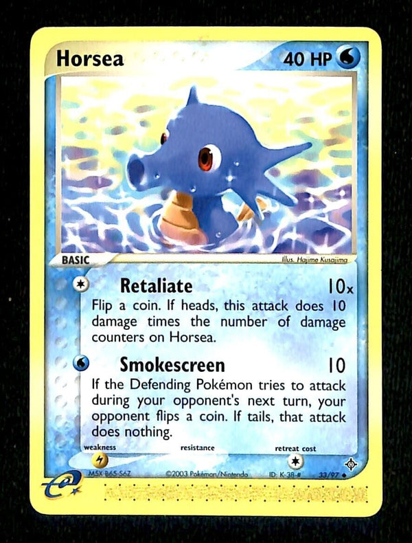 Horsea EX Dragon NM, 33/97 Pokemon Card