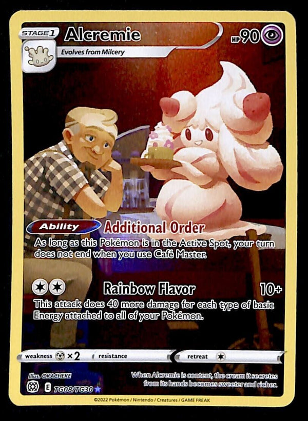 Alcremie Trainer Gallery Brilliant Stars TG08/TG30, NM Pokemon Card