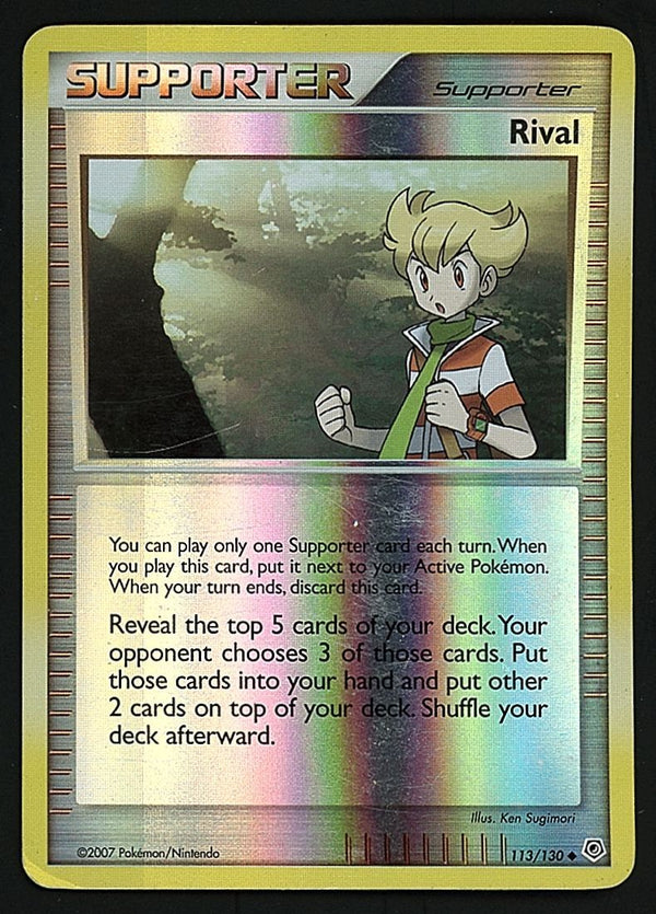 Rival Reverse Holo Diamond & Pearl LP, 113/130 Pokemon Card
